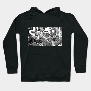 Abstract Doodle Hoodie